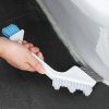 1pc Bathroom Brush; Tile Corner Crevice Brush; Multifunctional Cleaning Brush; Floor Drain Brush 9.06"x4.13"