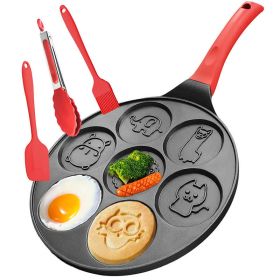 Egg Pan Omelette Pan Pancake Pan Maker Nonstick Egg Cooker Skillet for Pancakes Cookies Burgers Breakfast Pan