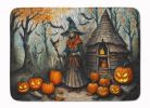 Slavic Witch Spooky Halloween Memory Foam Kitchen Mat Machine Washable Anti-Fatigue Mat Cushion Comfort Bath Mat or Kitchen Rug