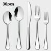 Lovote Flatware Set 30 Pieces Stainless Steel Silverware Sets, Utensils Set Service for 6