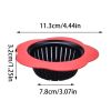 2pcs Flower Shaped Sink Strainer; Shower Sink Drains Cover; Kitchen Sink Colander; Sewer Hair Filter; Kitchen Accessories