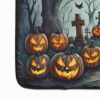 Graveyard Spooky Halloween Memory Foam Kitchen Mat Machine Washable Anti-Fatigue Mat Cushion Comfort Bath Mat or Kitchen Rug