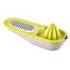 1pc Olive Green Multi-Functional Hand Juicer Lemon Squeezer Juice Squeezer Lemon Peel Wiper 3-in-1 Kitchen Accessories