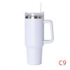 40 oz. With Logo Stainless Steel Thermos Handle Water Glass With Lid And Straw Beer Glass Car Travel Kettle Outdoor Water Bottle